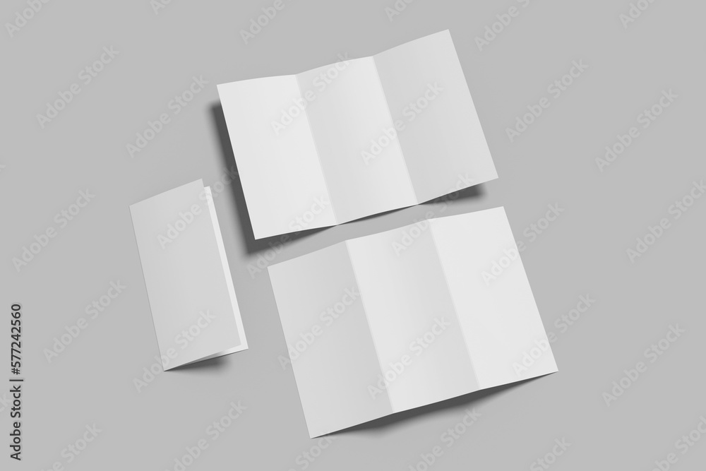 A4 Trifold Brochure Blank Mockup A4 Trifold Brochure Blank Mockup