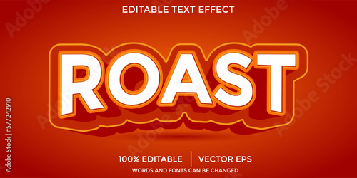 Roast Template 3D Text Effects Edited