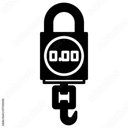 weigh glyph icon