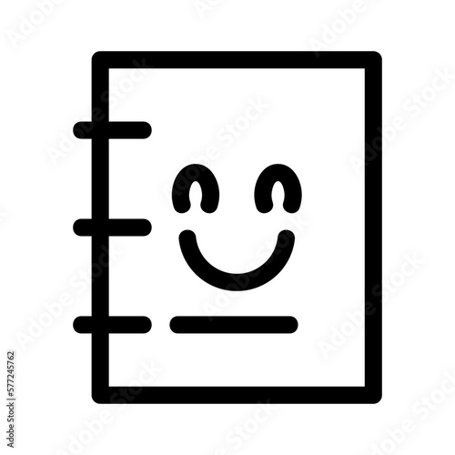 address book icon or logo isolated sign symbol vector illustration - high quality black style vector icons
