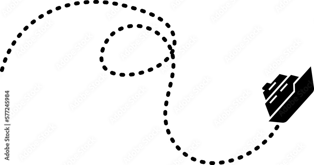 Dotted Arrow Element Dotted Arrow Element