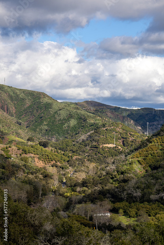 Winter storm over Shepherds Mesa in Carpinteria California