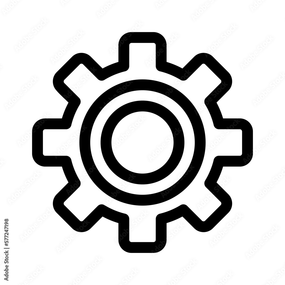 cogs icon or logo isolated sign symbol vector illustration - high quality black style vector icons
