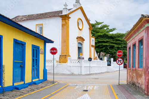 Iglesia de Santo Antonio de Lisboa en la Isla de Florianópolis, Santa Catarina Brasil.
