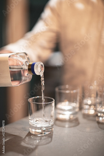 glass of alcohol