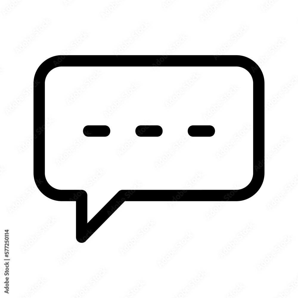 Fototapeta premium message icon or logo isolated sign symbol vector illustration - high quality black style vector icons 