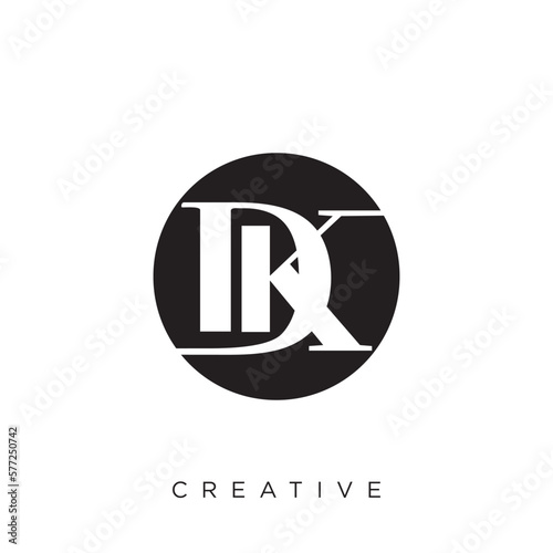 dk logo design vector luxury premium icon	