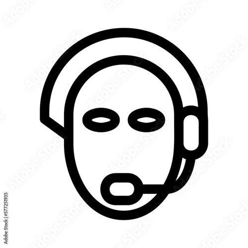 telemarketing icon or logo isolated sign symbol vector illustration - high quality black style vector icons
