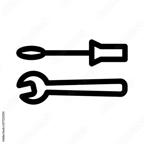 tools icon or logo isolated sign symbol vector illustration - high quality black style vector icons  © kamal az zahra