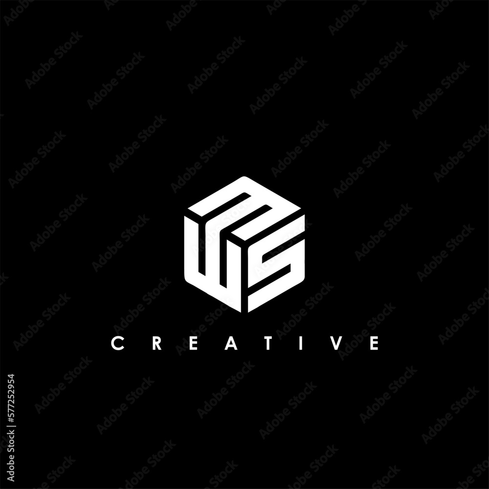 HS Letter Initial Logo Design Template Vector Illustration HS Letter Initial Logo Design Template Vector Illustration