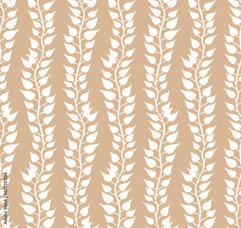 Seamless ivy pattern, floral linear print. Seamless ivy pattern, floral linear print.