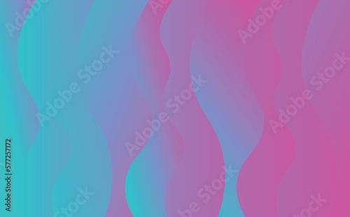 Fototapeta Naklejka Na Ścianę i Meble -  Futuristic blue and purple gradient background with curvy elements. Suitable for wallpaper, banner, cover, card, and backdrop.