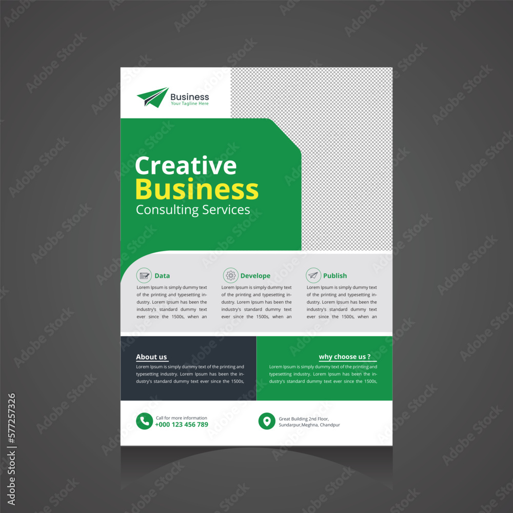 Creative Business Flyer Template Design