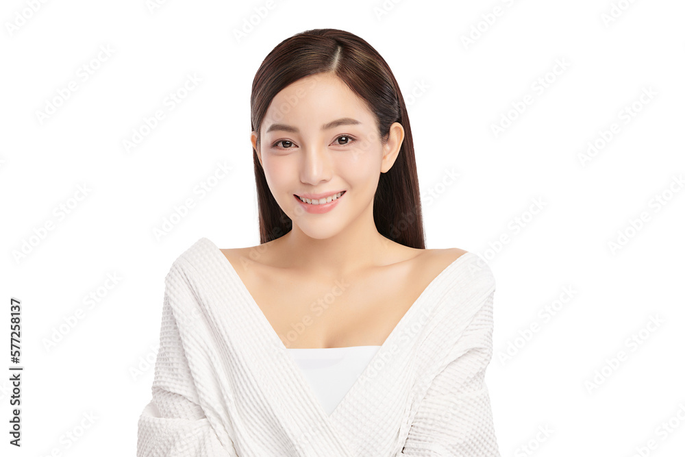 Beautiful young asian woman with clean fresh skin on white background, Face care, Facial treatment, Cosmetology, beauty and spa, Asian women portrait. Beautiful young asian woman with clean fresh skin on white background, Face care, Facial treatment, Cosmetology, beauty and spa, Asian women portrait.