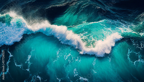 Tableau sur toile Creative Aerial panoramic View
