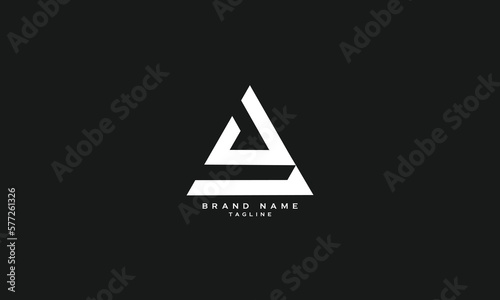 DAL, LAD, LDA, AD, DA, Abstract initial monogram letter alphabet logo design