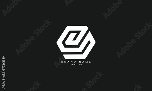 EJN, JCN, JEN, JN, NJ, Abstract initial monogram letter alphabet logo design