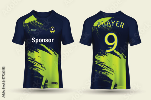 Sports jersey design for sublimation