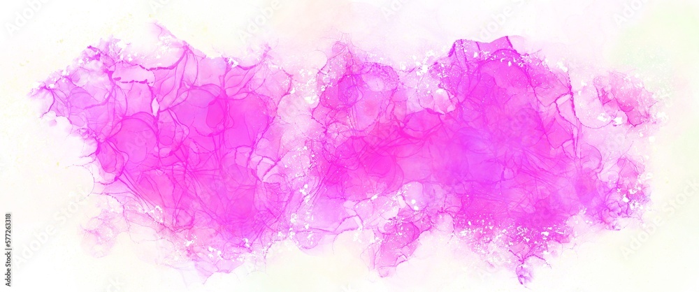 桜をイメージしたピンクの水彩背景素材