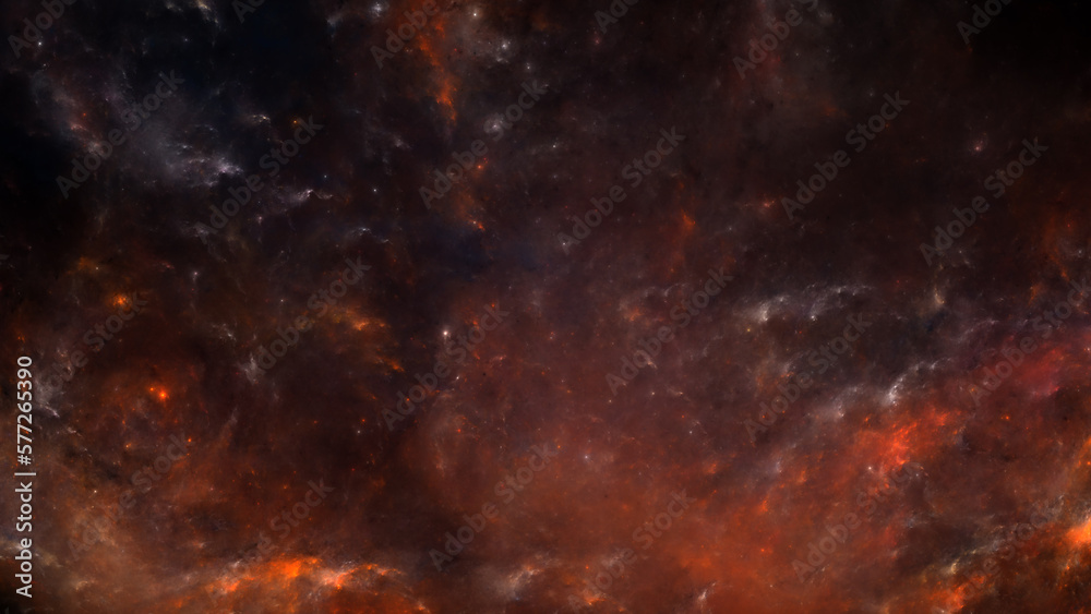 Burning forge of stars nebula - sci-fi nebula - good for gaming and sci-fi related content