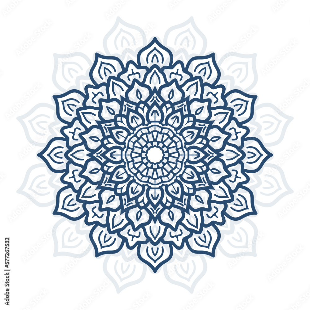 Luxury Ornamental Mandala, Floral Mandala Design, Illustration Background Template