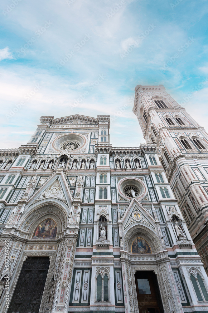 Cathedral of Santa Maria del Fiore with Duomo in Florence, Italy