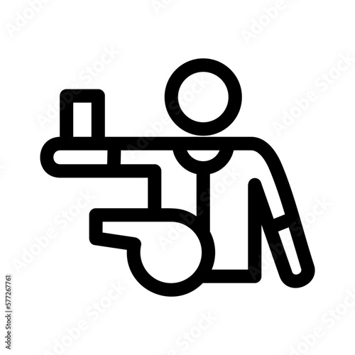 arbitrator icon or logo isolated sign symbol vector illustration - high quality black style vector icons
