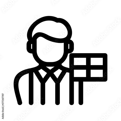 arbitrator icon or logo isolated sign symbol vector illustration - high quality black style vector icons
