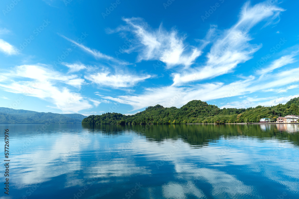 【青森県十和田湖休屋】十和田湖畔休屋の風景