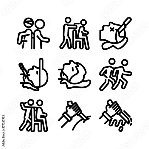 assassination icon or logo isolated sign symbol vector illustration - high-quality black style vector icons
