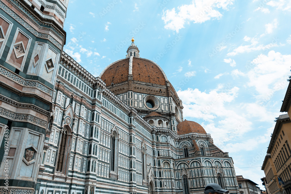 Cathedral of Santa Maria del Fiore with Duomo in Florence, Italy