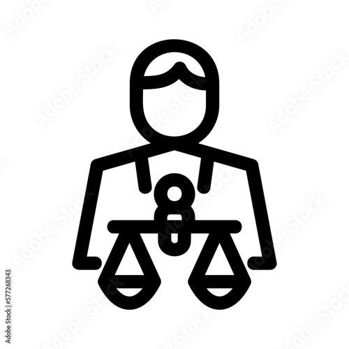 business law icon or logo isolated sign symbol vector illustration - high quality black style vector icons
