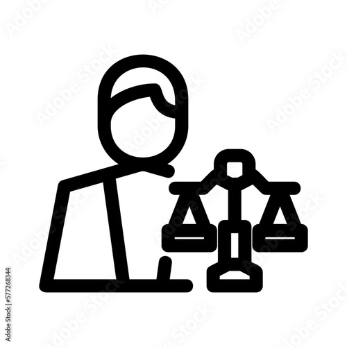 business law icon or logo isolated sign symbol vector illustration - high quality black style vector icons
