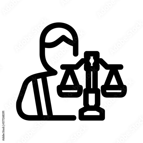 business law icon or logo isolated sign symbol vector illustration - high quality black style vector icons

