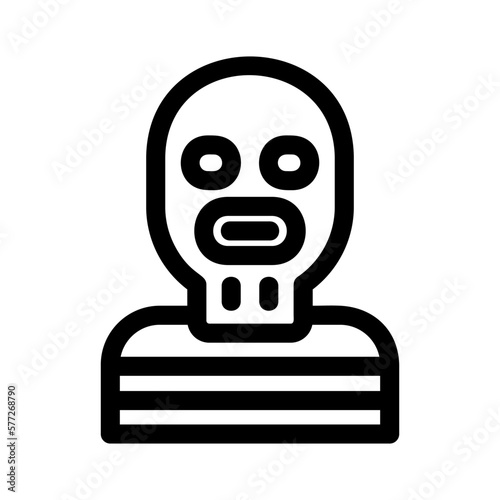 criminal icon or logo isolated sign symbol vector illustration - high-quality black style vector icons
