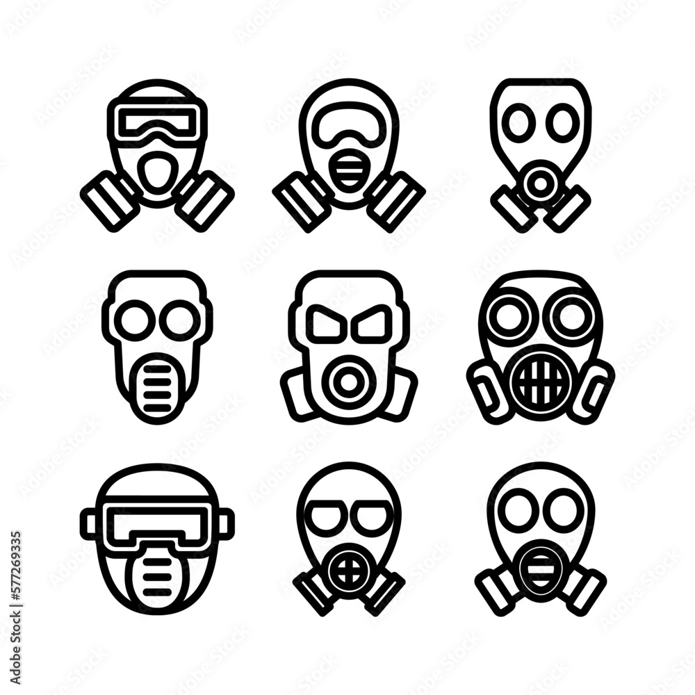 gas mask icon or logo isolated sign symbol vector illustration - high quality black style vector icons
gas mask icon or logo isolated sign symbol vector illustration - high quality black style vector icons