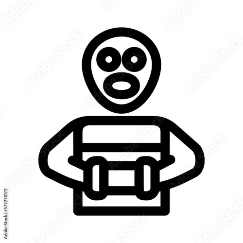prisoner icon or logo isolated sign symbol vector illustration - high quality black style vector icons
