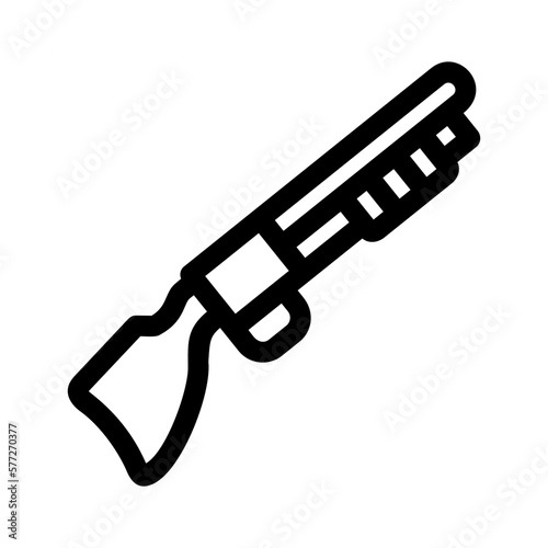 shotgun icon or logo isolated sign symbol vector illustration - high quality black style vector icons
