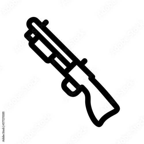 shotgun icon or logo isolated sign symbol vector illustration - high quality black style vector icons
