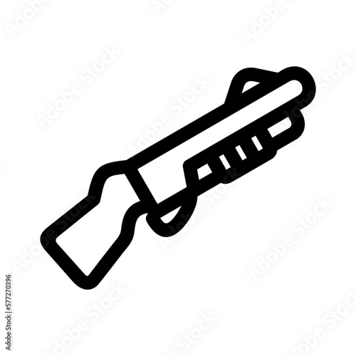 shotgun icon or logo isolated sign symbol vector illustration - high quality black style vector icons
