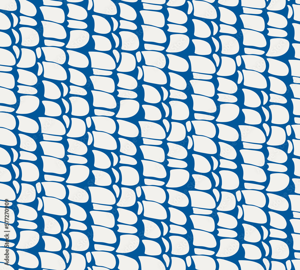 Naklejka premium Seamless geometric pattern, retro print.