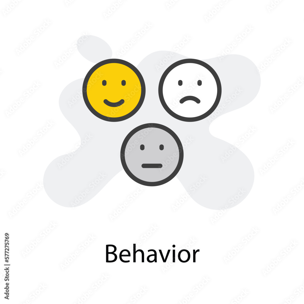 Behavior icon design stock illustration Behavior icon design stock illustration