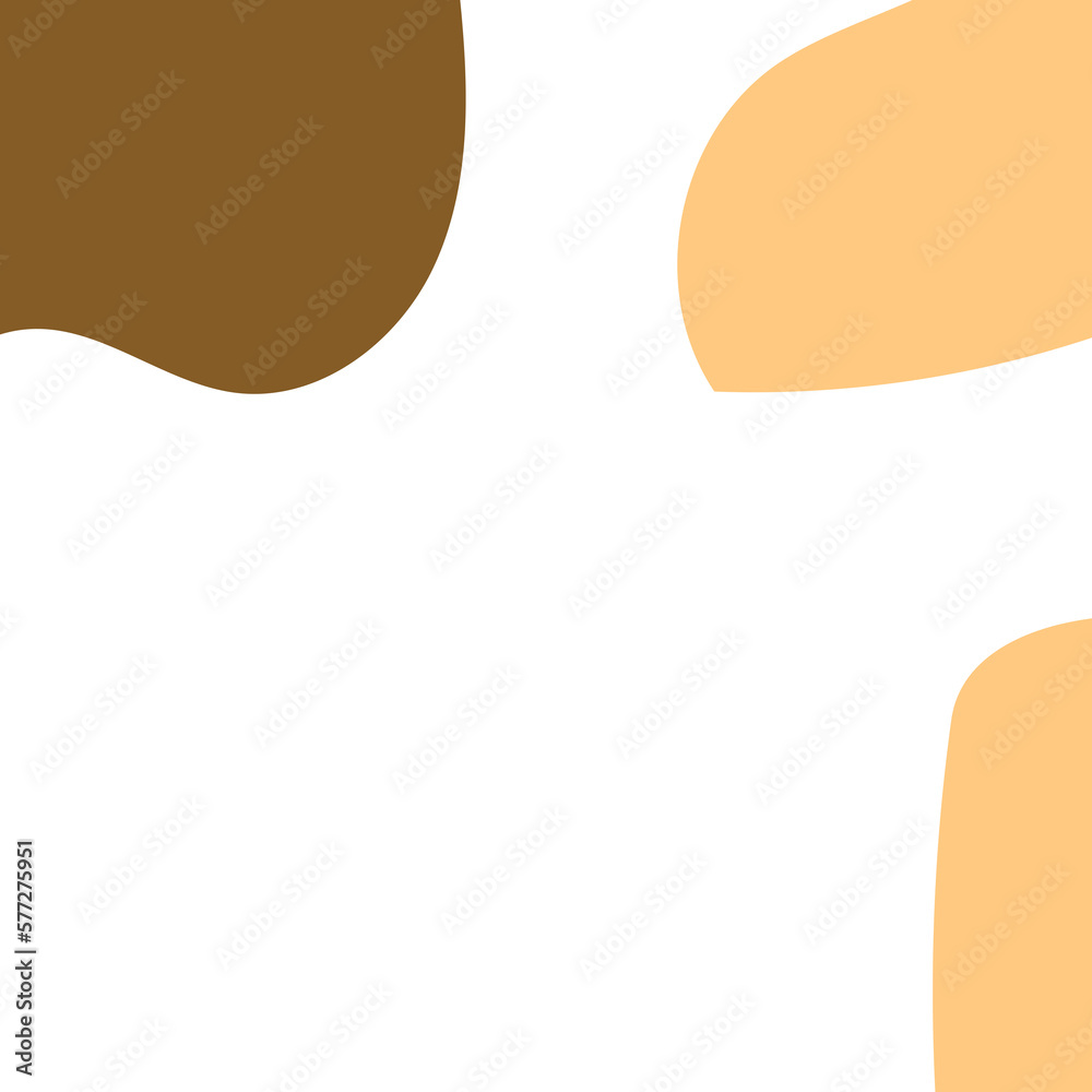 Boho Neutral Abstract Shapes Edges