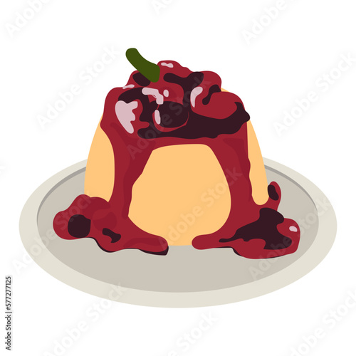 Panna Cotta Italian Food