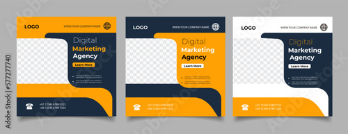 Digital marketing social media banner
