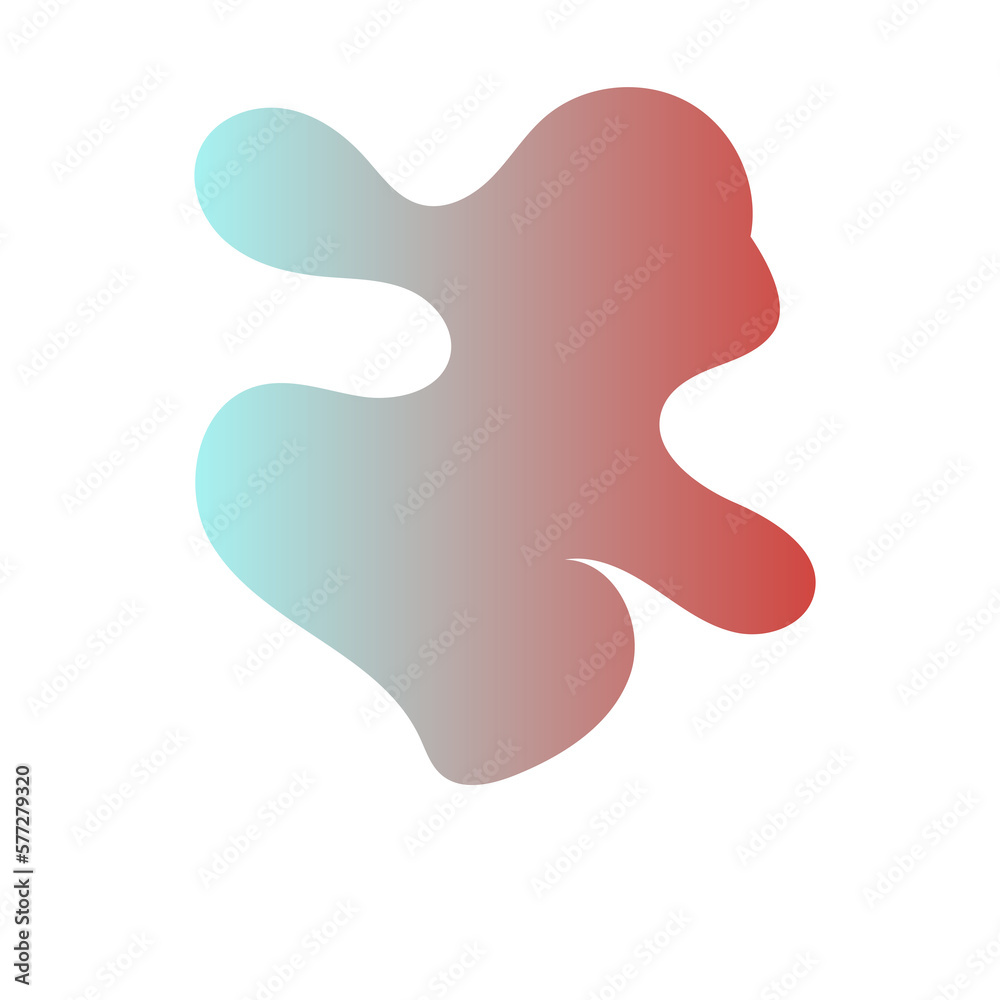 Futuristic Abstract Shapes Gradient Decor Futuristic Abstract Shapes Gradient Decor