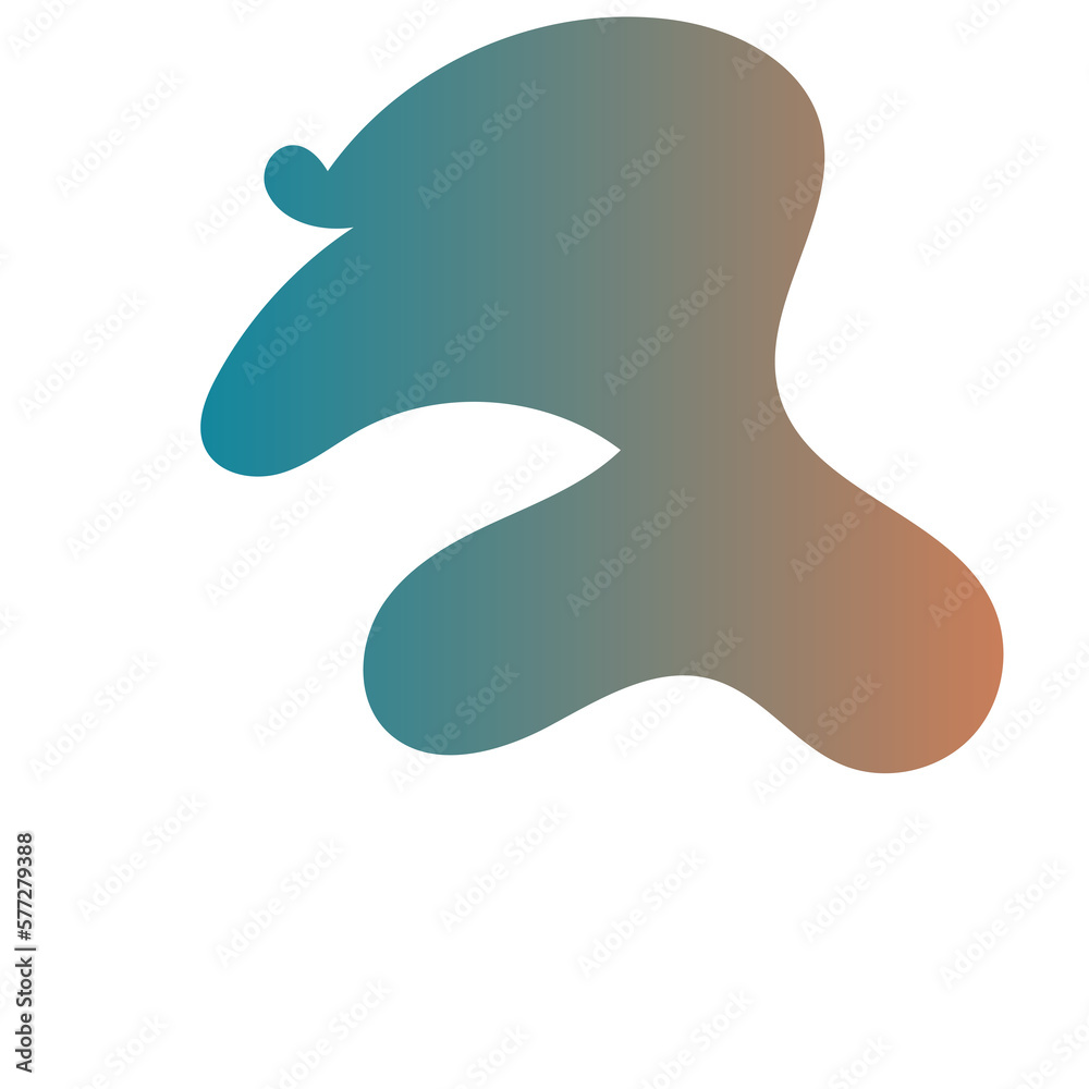 Futuristic Abstract Shapes Gradient Decor Futuristic Abstract Shapes Gradient Decor
