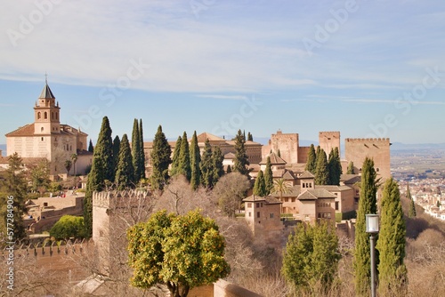 views of the alhambra and its gardens