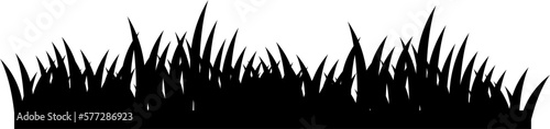 Silhouette Grass Illustration