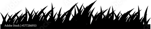 Silhouette Grass Illustration